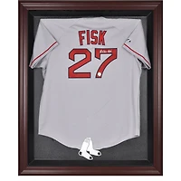 Boston Red Sox (2009 - Present) Mahogany Framed Logo Jersey Display Case