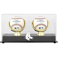 Boston Red Sox (2009 - Present) Gold Glove Double Baseball Logo Display Case