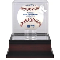 Boston Red Sox (2009 - Present) Mahogany Baseball Logo Display Case