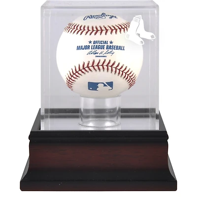 Boston Red Sox (2009 - Present) Mahogany Baseball Logo Display Case