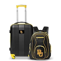 MOJO Black Baylor Bears 2-Piece Luggage & Backpack Set