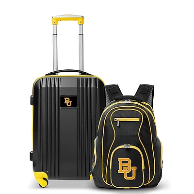 MOJO Black Baylor Bears 2-Piece Luggage & Backpack Set