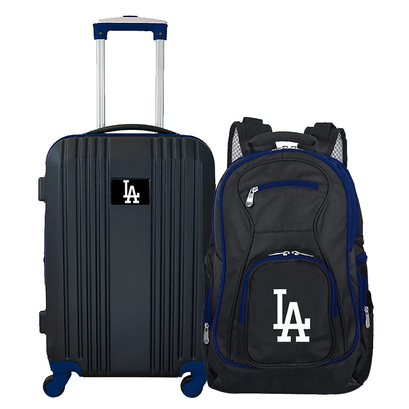 MOJO Black Los Angeles Dodgers 2-Piece Luggage & Backpack Set