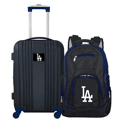 MOJO Black Los Angeles Dodgers 2-Piece Luggage & Backpack Set