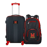MOJO Black Maryland Terrapins 2-Piece Luggage & Backpack Set