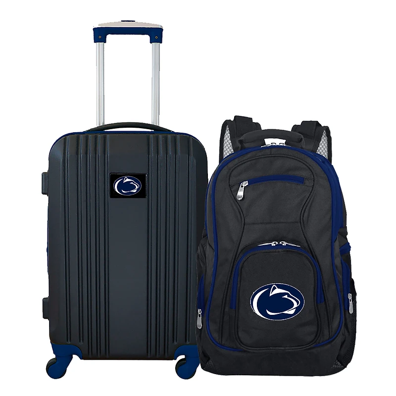 MOJO Black Penn State Nittany Lions 2-Piece Luggage & Backpack Set