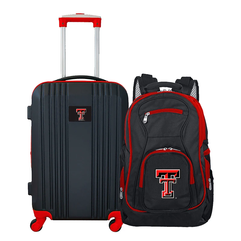 MOJO Black Texas Tech Red Raiders 2-Piece Luggage & Backpack Set