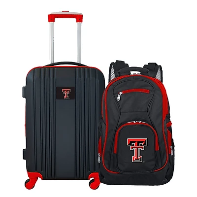 MOJO Black Texas Tech Red Raiders 2-Piece Luggage & Backpack Set