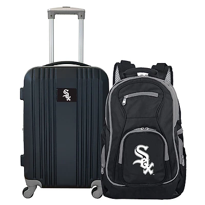MOJO Black Chicago White Sox 2-Piece Luggage & Backpack Set