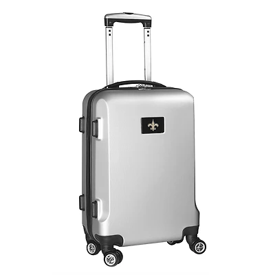 MOJO Silver New Orleans Saints 21" Hard Case 2-Tone Spinner Carry-On Luggage