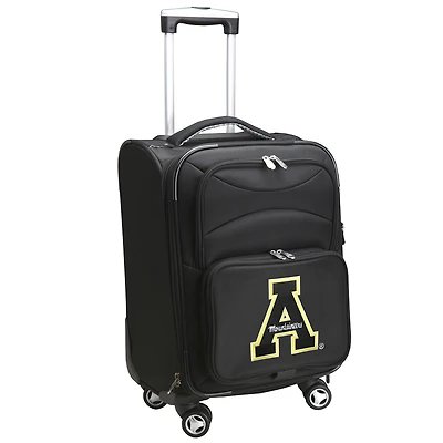 MOJO Black Appalachian State Mountaineers 21" Soft Side Spinner Nylon Carry-On Luggage