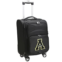 MOJO Black Appalachian State Mountaineers 21" Soft Side Spinner Nylon Carry-On Luggage