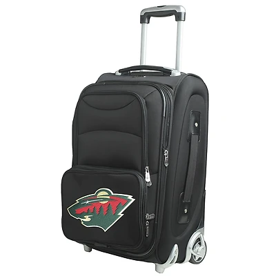 MOJO Black Minnesota Wild 21" Soft Side Spinner Nylon Carry-On Luggage