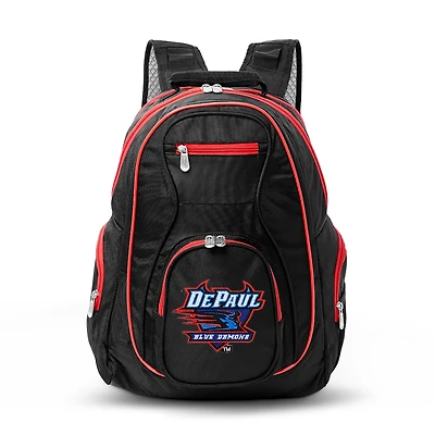 MOJO Black DePaul Blue Demons Trim Color Laptop Backpack