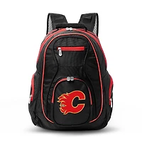 MOJO Black Calgary Flames Trim Color Laptop Backpack