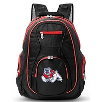 MOJO Black Fresno State Bulldogs Trim Color Laptop Backpack