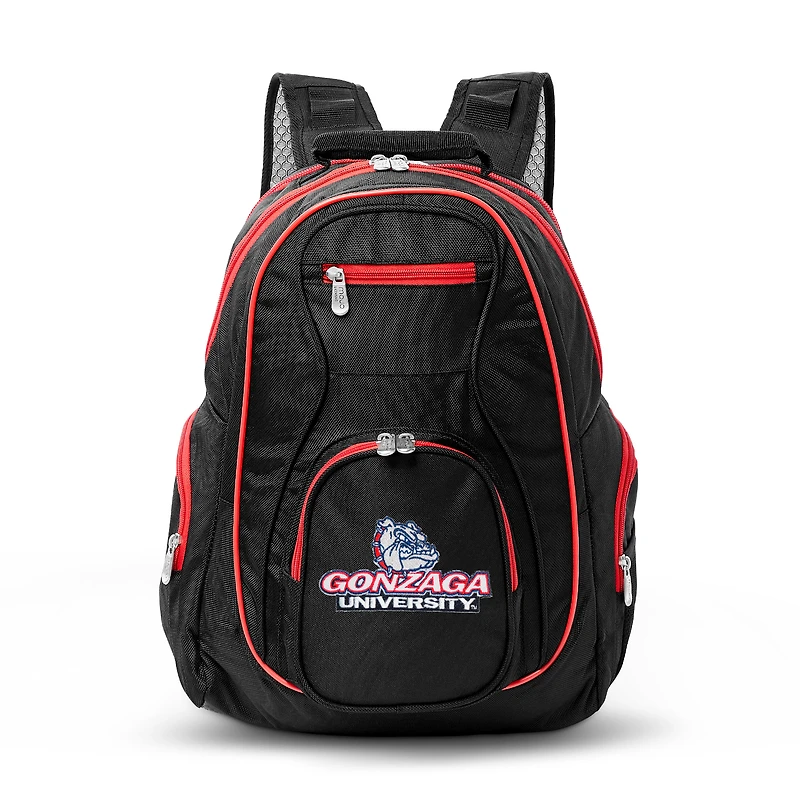 MOJO Black Gonzaga Bulldogs Trim Color Laptop Backpack