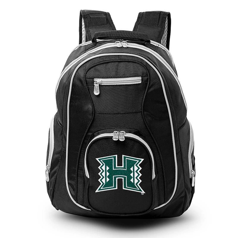 MOJO Black Hawaii Warriors Trim Color Laptop Backpack
