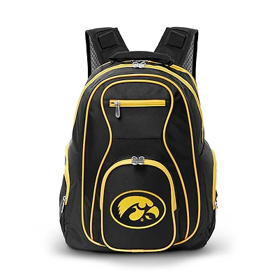 MOJO Black Iowa Hawkeyes Trim Color Laptop Backpack