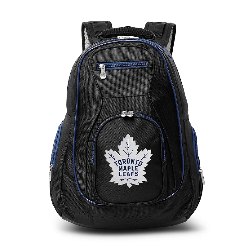 MOJO Black Toronto Maple Leafs Trim Color Laptop Backpack