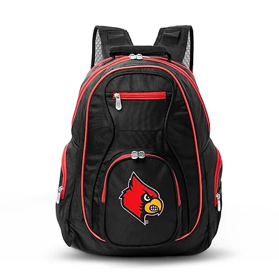 MOJO Black Louisville Cardinals Trim Color Laptop Backpack