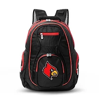 MOJO Black Louisville Cardinals Trim Color Laptop Backpack