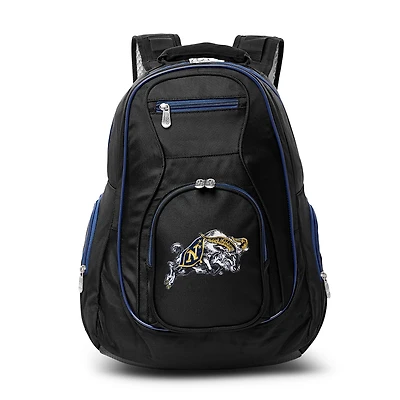 MOJO Black Navy Midshipmen Trim Color Laptop Backpack