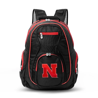 MOJO Black Nebraska Huskers Trim Color Laptop Backpack