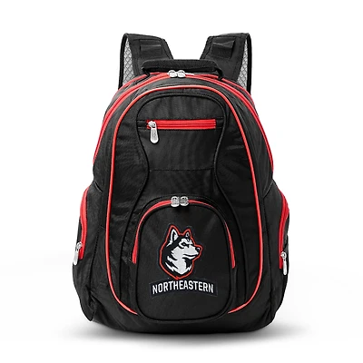 MOJO Black Northeastern Huskies Trim Color Laptop Backpack