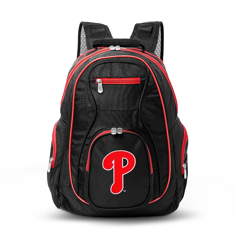 MOJO Black Philadelphia Phillies Trim Color Laptop Backpack