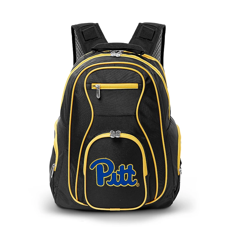 MOJO Black Pitt Panthers Trim Color Laptop Backpack