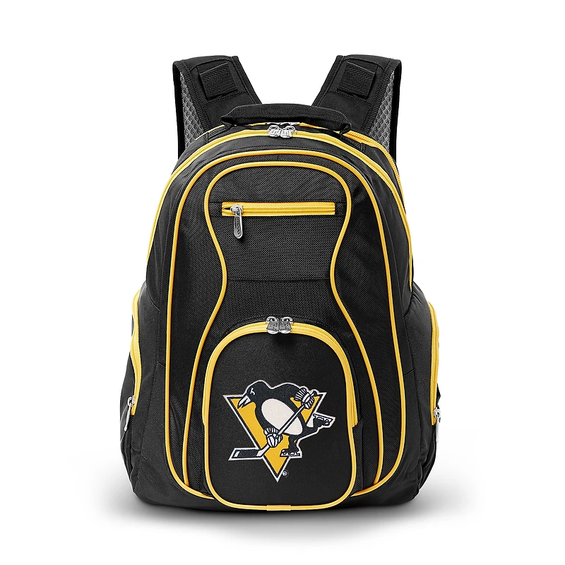 MOJO Black Pittsburgh Penguins Trim Color Laptop Backpack