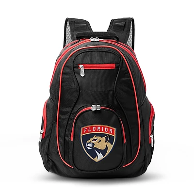 MOJO Black Florida Panthers Trim Color Laptop Backpack
