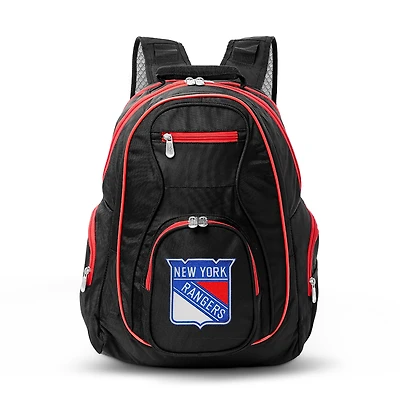 MOJO Black New York Rangers Trim Color Laptop Backpack