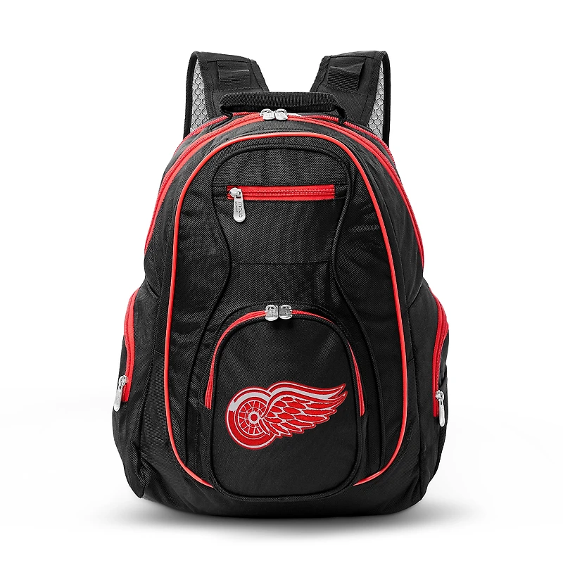 MOJO Black Detroit Red Wings Trim Color Laptop Backpack