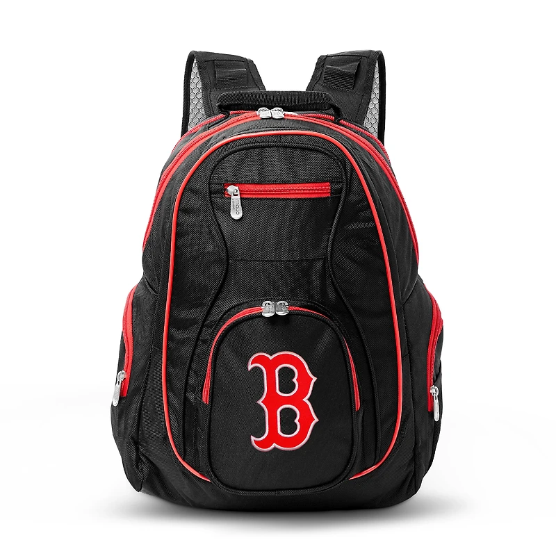 MOJO Black Boston Red Sox Trim Color Laptop Backpack