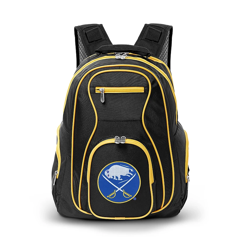 MOJO Black Buffalo Sabres Trim Color Laptop Backpack