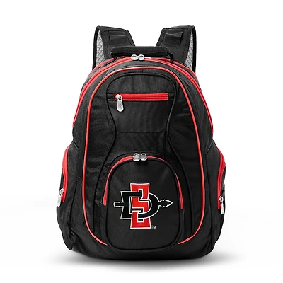 MOJO Black San Diego State Aztecs Trim Color Laptop Backpack