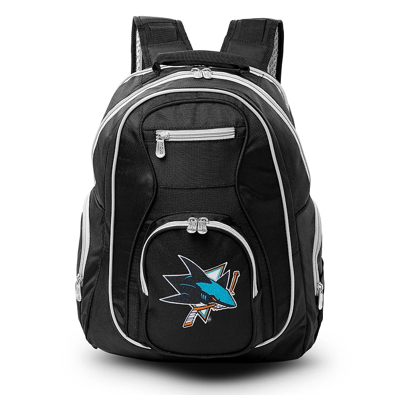 MOJO Black San Jose Sharks Trim Color Laptop Backpack