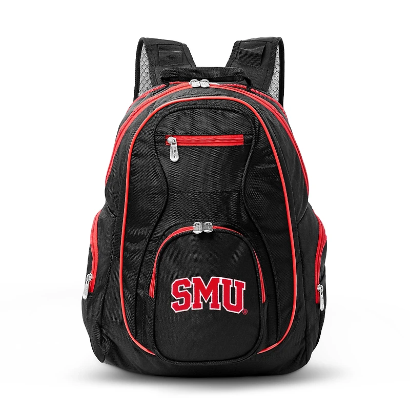 MOJO Black SMU Mustangs Trim Color Laptop Backpack