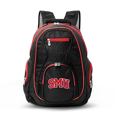 MOJO Black SMU Mustangs Trim Color Laptop Backpack