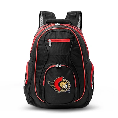 MOJO Black Ottawa Senators Trim Color Laptop Backpack