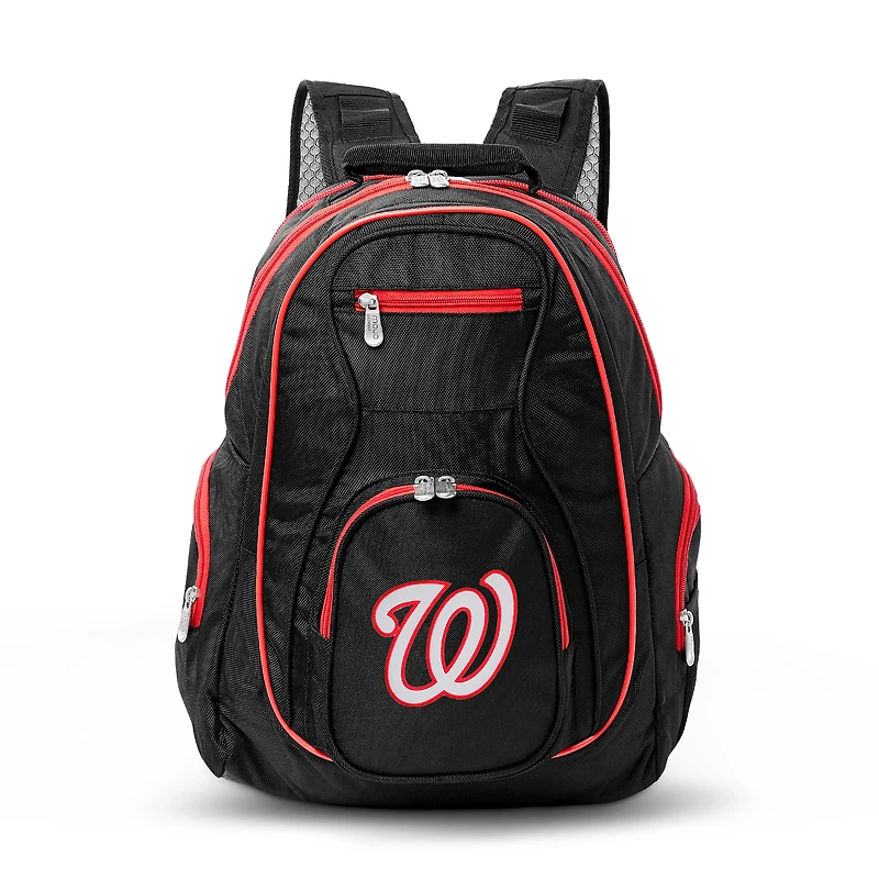 MOJO Black Washington Nationals Trim Color Laptop Backpack