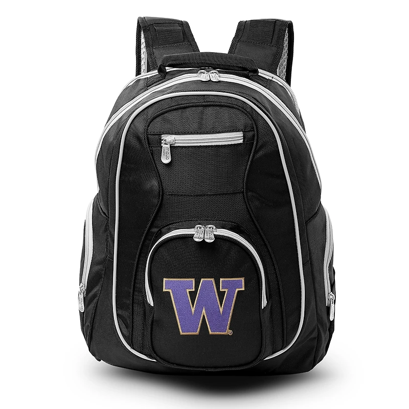 MOJO Black Washington Huskies Trim Color Laptop Backpack