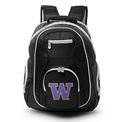 MOJO Black Washington Huskies Trim Color Laptop Backpack