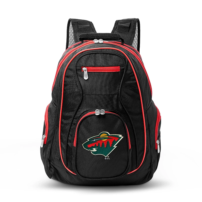 MOJO Black Minnesota Wild Trim Color Laptop Backpack