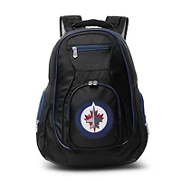 MOJO Black Winnipeg Jets Trim Color Laptop Backpack