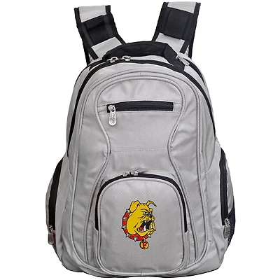 MOJO Gray Ferris State Bulldogs Backpack Laptop