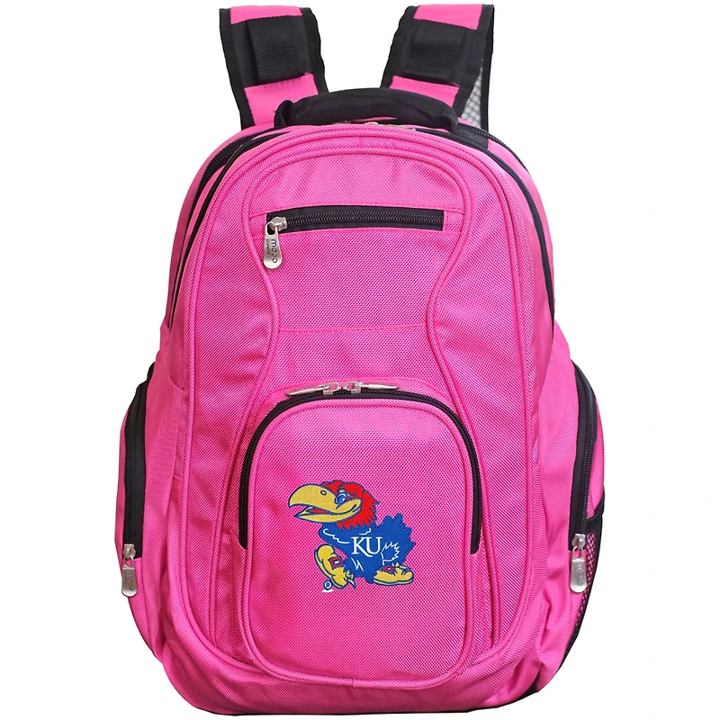 MOJO Pink Kansas Jayhawks Backpack Laptop