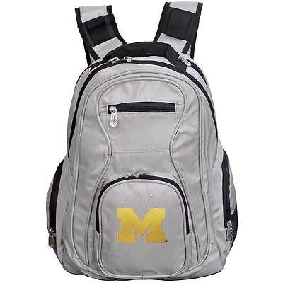 MOJO Gray Michigan Wolverines Backpack Laptop